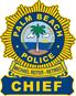 Palm Beach Police Chief badge