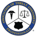 Scales of justice / threat assessment badge